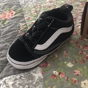 Vans infant old school crib shoes